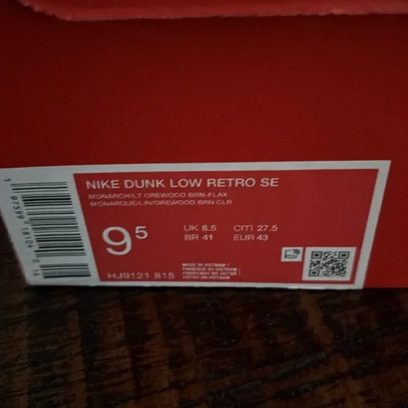 ‼️BNIB‼️Nike Dunk Low Retro SE
Monarch - Picture 5 of 5